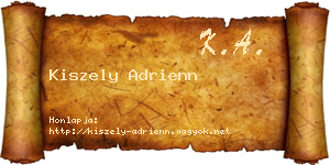 Kiszely Adrienn névjegykártya